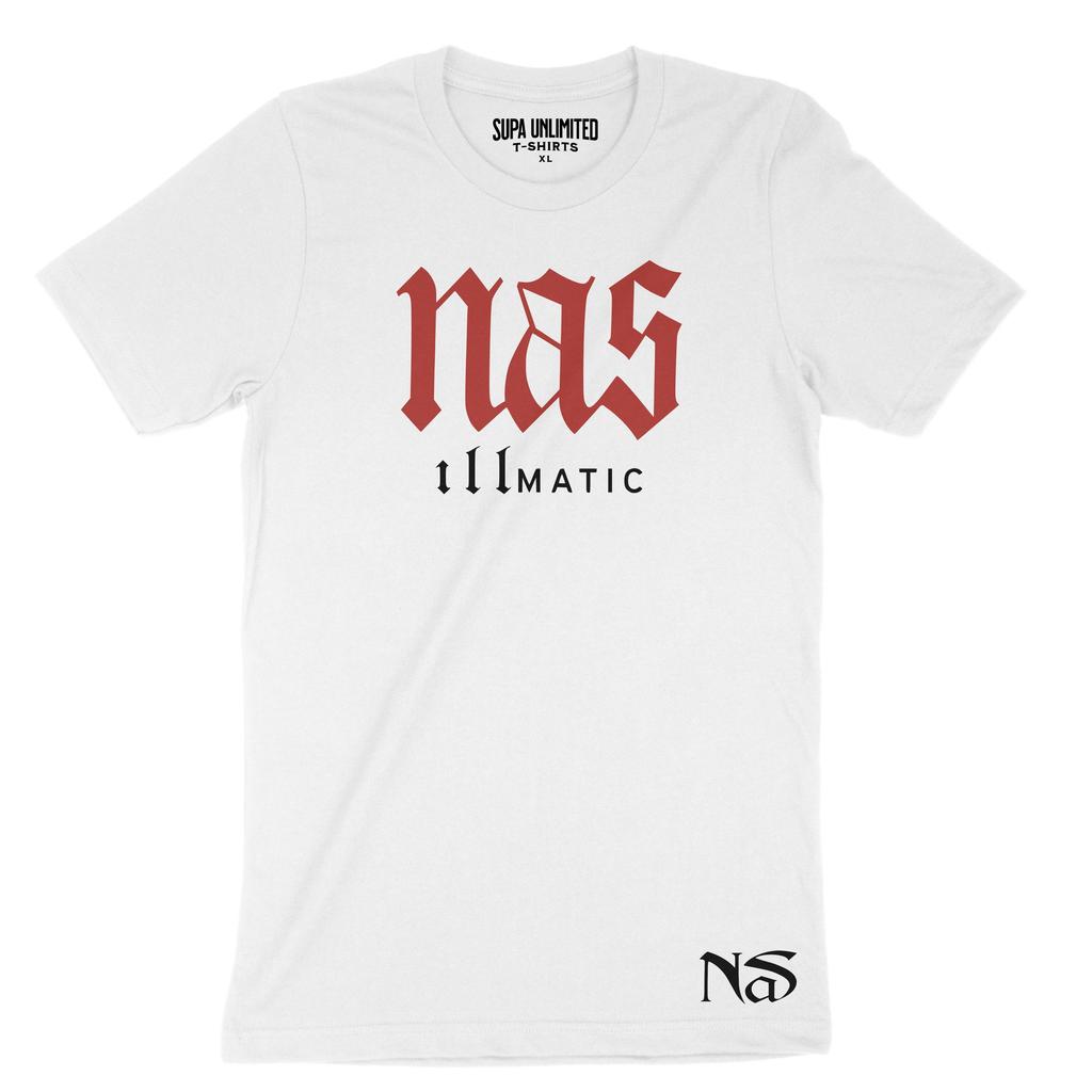 2025 Summer Nas 90s Hip Hop TShirt Graphic Design Tribute Tee Breathable Adults and Childrens Casual Shortsleeved Shirts Y2k