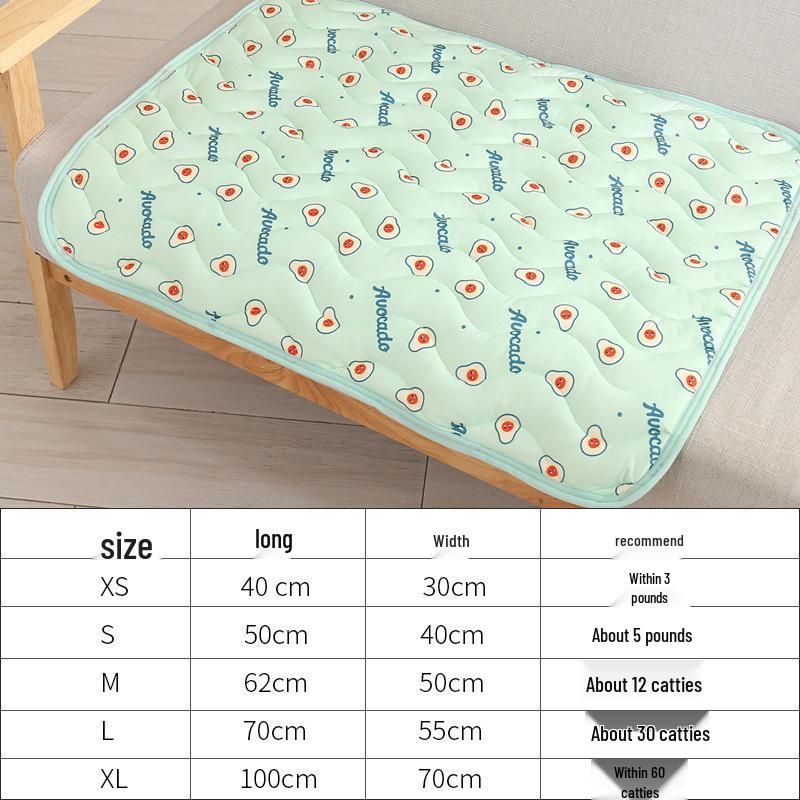 Ice Silk Cooling Dog & Cat Mat - Bed for Medium & Small Pets