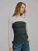 NOUVE Bustier Top + Long Sleeve Set - Gray