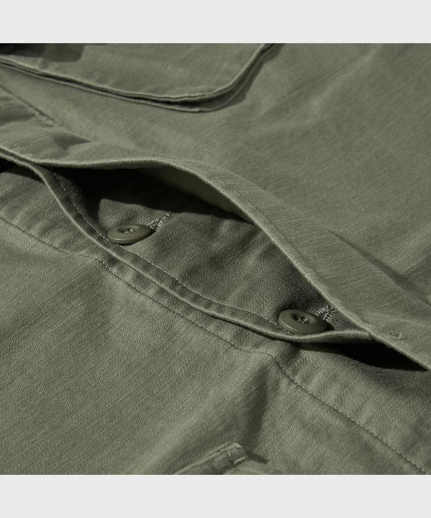 Vdr Back Sateen Cotton Jungle Fatigue Jacket [Swamp Green]