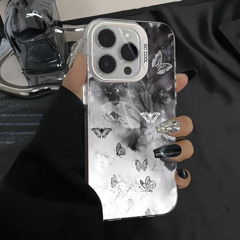 Diablo Butterfly for iPhone15promax mobile phone case Apple 16 matte 13/12/14 anti-drop XS