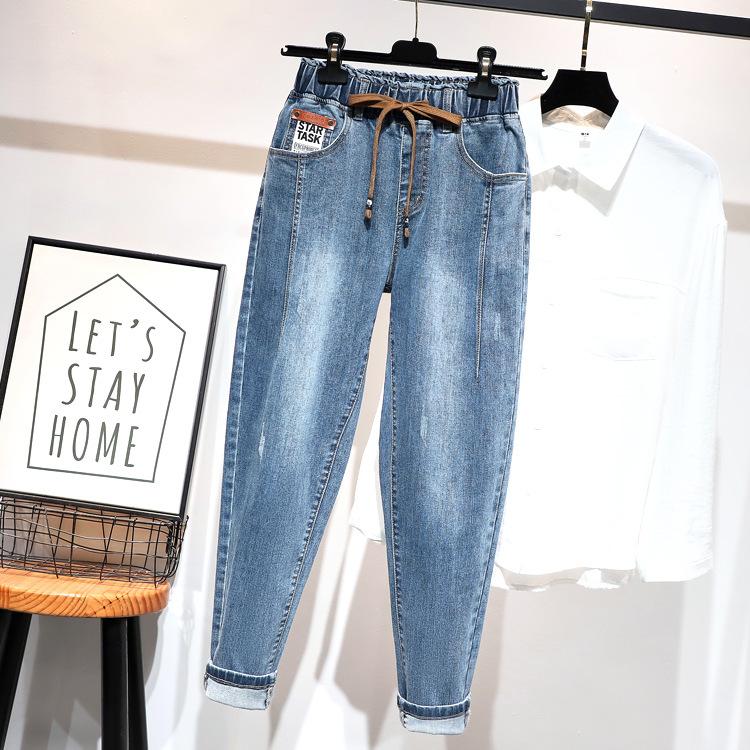 

Женские модные повседневные однотонные брюки с высокой талией и принтом, брюки и капри XXXL