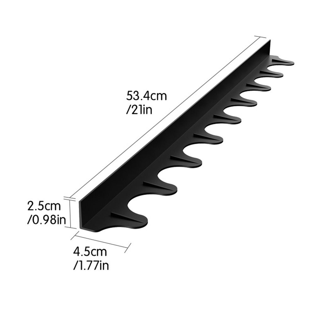 New 21 Inches Stove Gap Strip Silicone Anti-Stain Oven Anti-spill Seal Anti-Oil Easy to Clean Clearance Protective Pads
