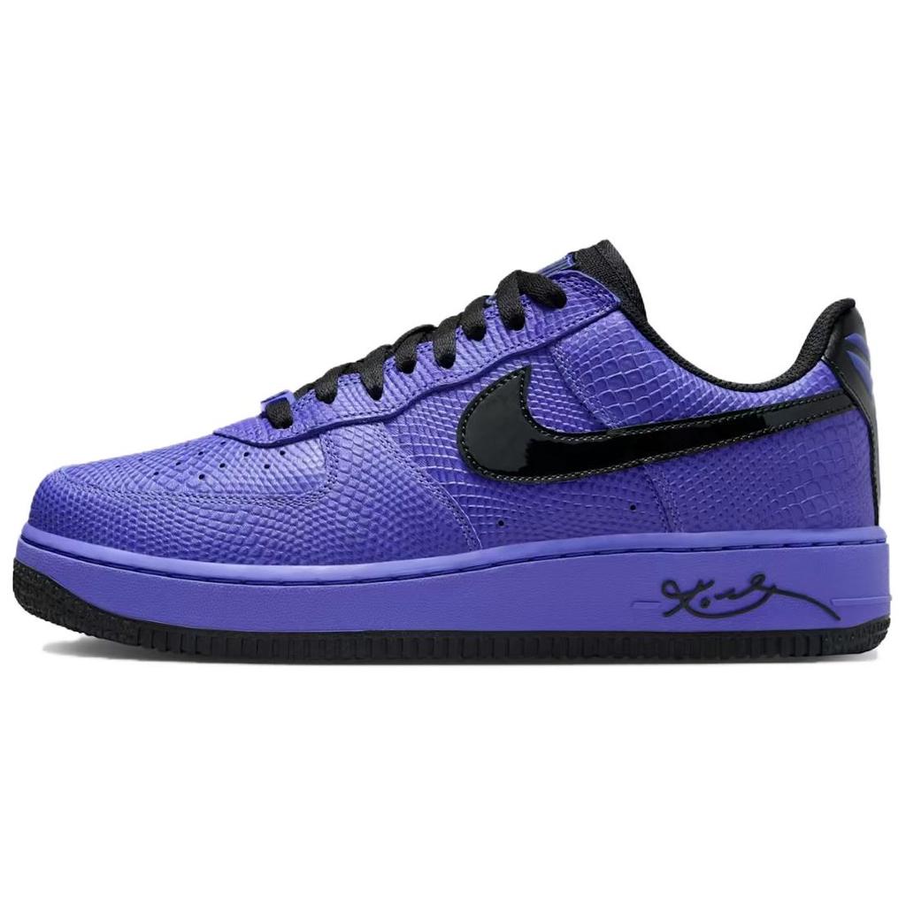 Nike Kobe Bryant x FC Barcelona x Air Force 1 Low Protro Persian Violet Unisex Sneakers Purple Black II7062-500