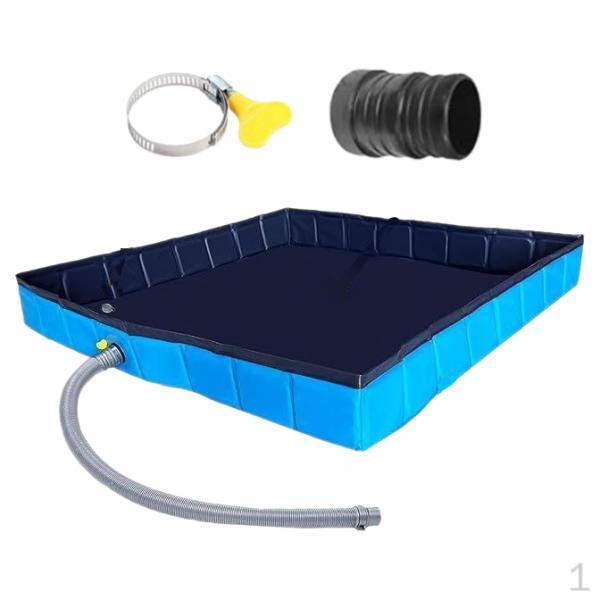 Camping Shower Base Floor Portable Foldable Pan Versatile Supplies Showers Tent Awning