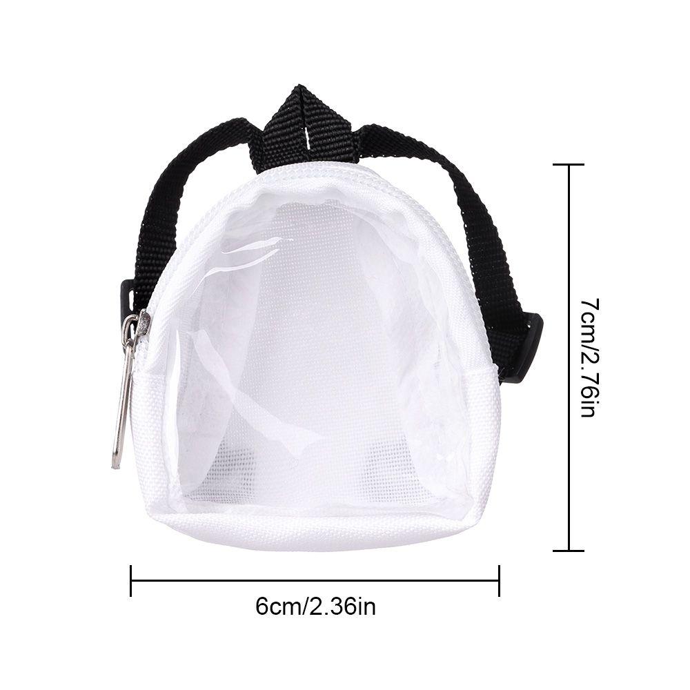 1/6 Doll Transparent Dolls Accessories Doll Backpack Mini Bag Gifts DIY