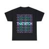 Das Bitch Retro Kurzarm Grafik-T-Shirt, Größen S-5XL