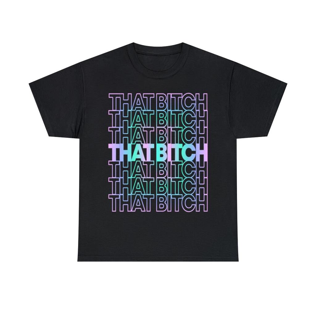 Das Bitch Retro Kurzarm Grafik-T-Shirt, Größen S-5XL