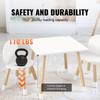 Kids Table and 2 Chairs Set, Toddler Table and Chair Set, Children Multi-Activity Table for Art, Craft, Reading, Learning