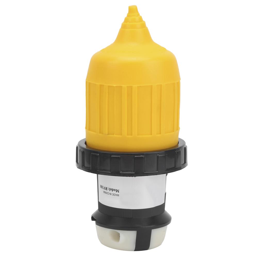 RV Cord Connector Locking Plug W/Cover Ring Power Socket 30Amp 125V for Caravan Trailer