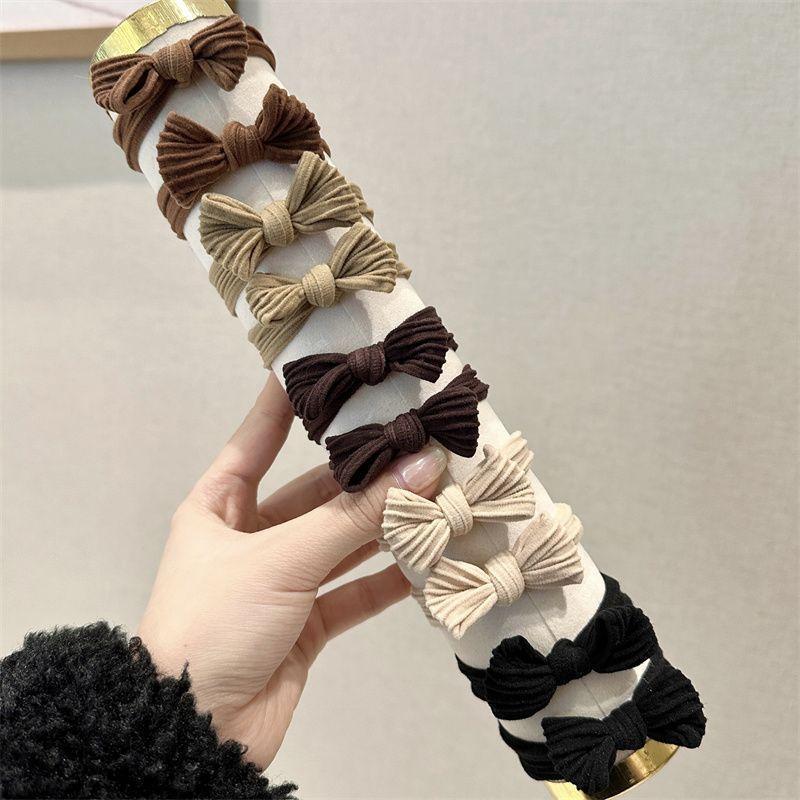 

Popular High-Elastic Bow Hair Tie for Women – No Crease, Non-Tightening Ponytail Holder