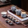 Ru Kiln Intertwined Lotus Ceramic Tea Set