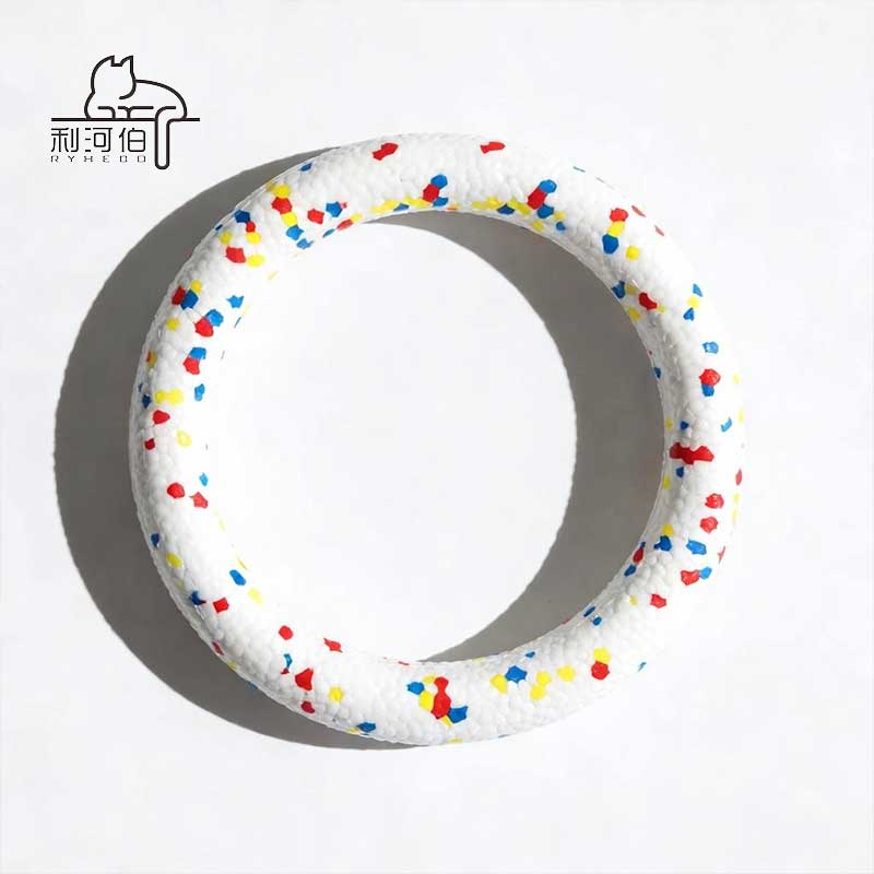 Solid Durable Pet Chew Toy Bite Resistant Floating Foam Throwing Interactive for Pet Training Pet Ball Rubber Pet Toy