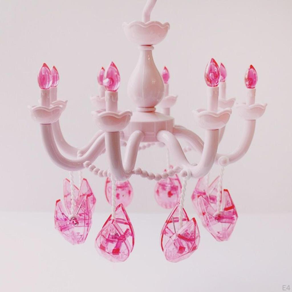 Chandelier Shape Hanging Drying Rack Sock Hanger Household with 8 Clips Windproof for Towel Clothes