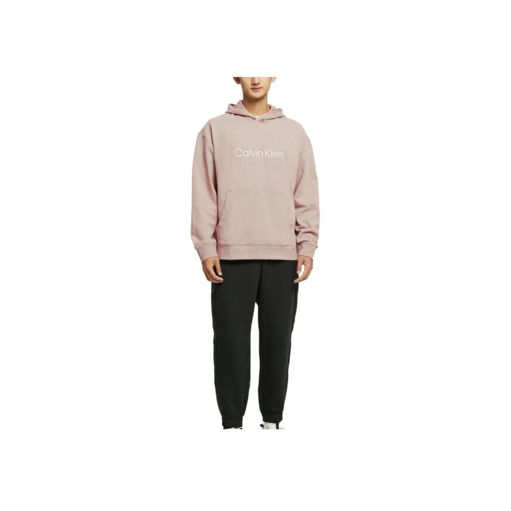 Calvin Klein Classic Embroidered Letter Casual Cotton Loose Hoodie Men Hoodies Lime 40HM231