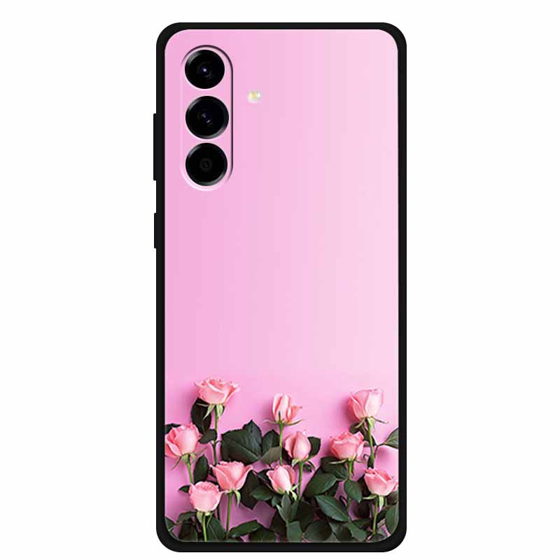 For Samsung Galaxy S26 Case Cute Animal Floral Silicone Soft Cover for Samsung S26 S 26 TPU Coques Phone Cases Pastel Capa Shell