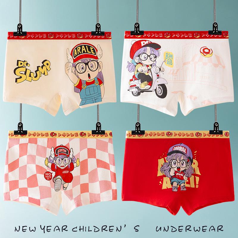 Girls' Pure Cotton Boxer Briefs - Soft, Skin-Friendly, No Pinching, Perfect for Middle and Older Children