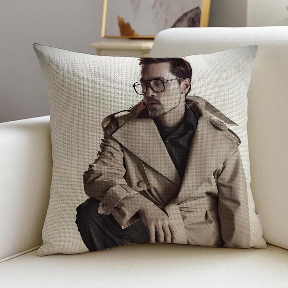M-Mariano Di Vaio Cushion Cover Cushion Cover Pillowcase, Anti-Mite Invisible Zipper, Linen Sofa Cushion