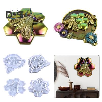 Reusable Resin Mold Homemade Lightweight Honeycomb Bee DIY Handicrafts Silicone Mould