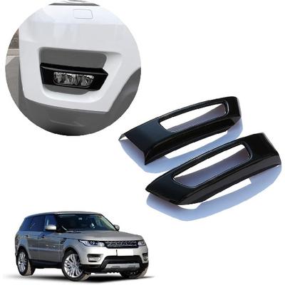 For Range Rover Sport 2014-2017 Car ABS Front Fog Lamp Trim Accessories (Gloss Black)