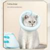 Soft Fabric Pet Cone Collar Chinese Traditional Style Comfortable Adjustable Surgery Protection for Cat Dog Breathable Sponge