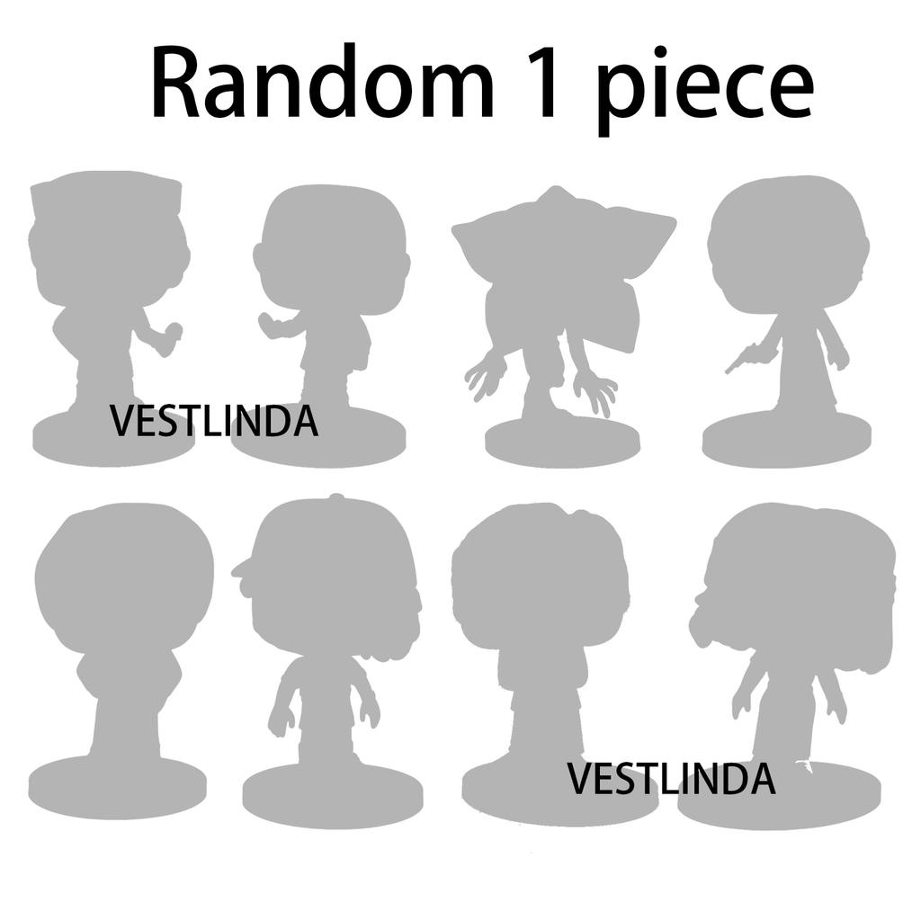 8 OR 1 PIECES Blind Case Recently Added 4-inch Unfamiliar Worlds Tales Man-Eating Flower Figure Eleven Dustin Steve Robin Miniature Including Stand