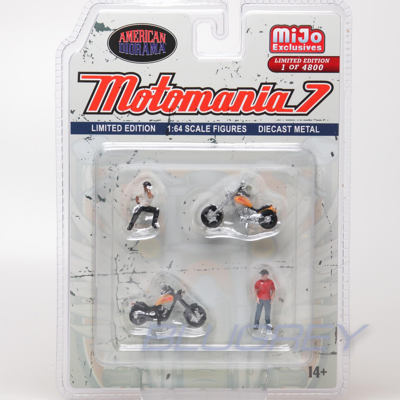 

AMERICAN DIORAMA Фигурка Motomania 7 Chopper Американская диорама Фигурка Motomania 7 Bike Фигурка 1/64 [Предмет]