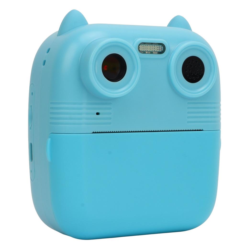 Kids Digital Print Camera HD 1080P Front Rear Dual Lens Cartoon Playback Selfie Video Camera for