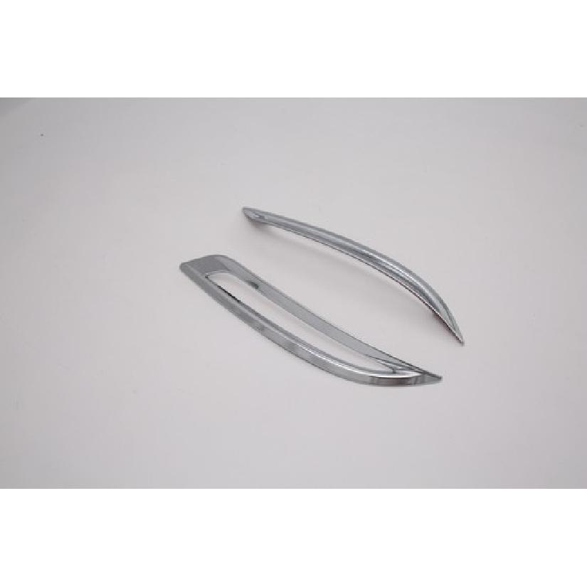 Chrome Rear Fog Light Lamp Cover Trim For 2018- Tesla Model 3 ABS 2pcs