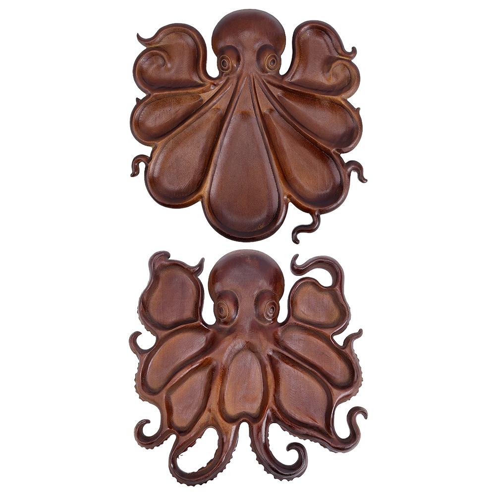 Octopus Charcuterie Platter Charcuterie Board Animal Themed Charcuterie Tray Wood Serving Tray for Cheese Meats Fruit