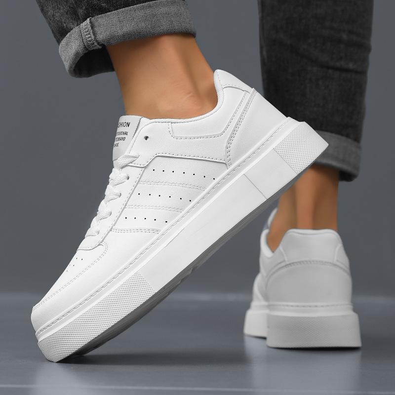 Four Seasons Simple Daily Low Top Lace-Up Youth Leisure Sports Board Shoes