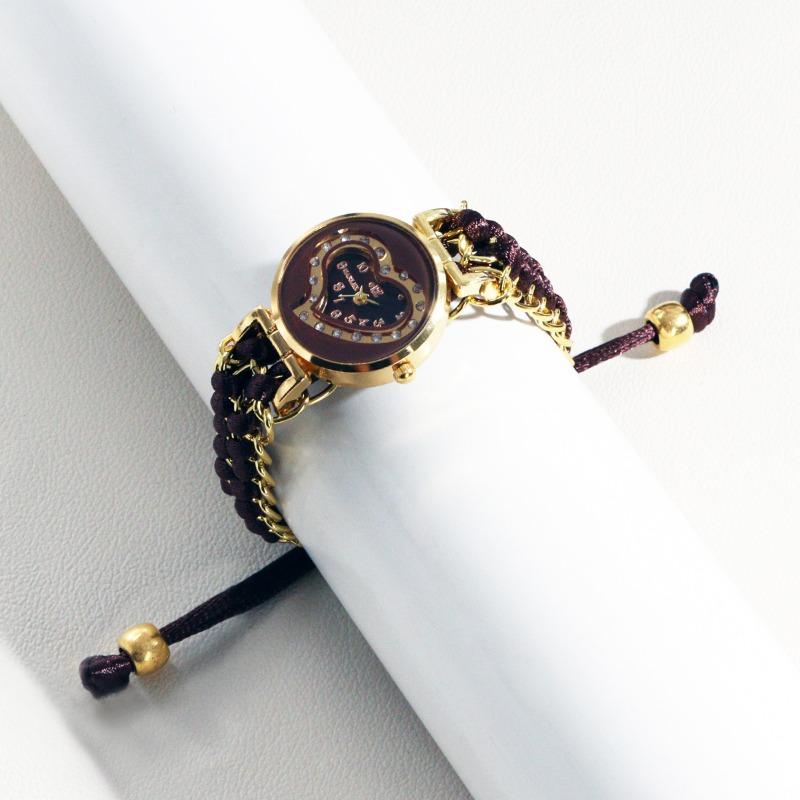 Reloj de Moda para Mujer Pulsera Versátil Pulsera Trenzada Reloj de Cuarzo para Mujer