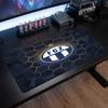 FC Zürich Theme Pattern Mouse Pad, Soccer Logo Design XXL Gaming Desk Mat Non-Slip Computer Mouse Pad