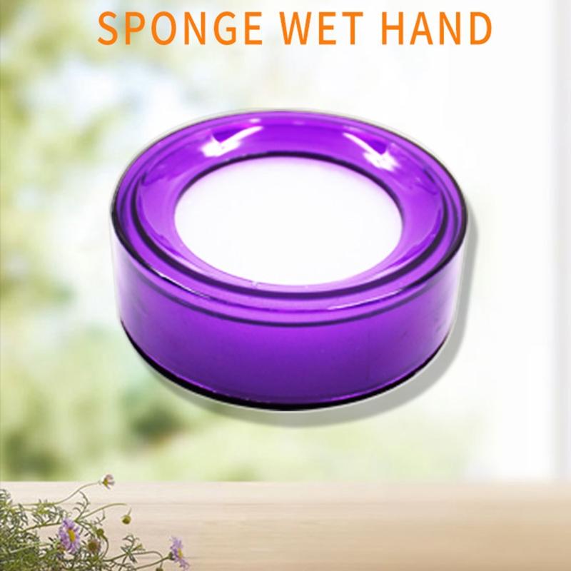 Fingertip Moistener Fingertip Wet Sponge Reusable for Counting Papers Cash Dollar Bills Document Receipts Accountant Use