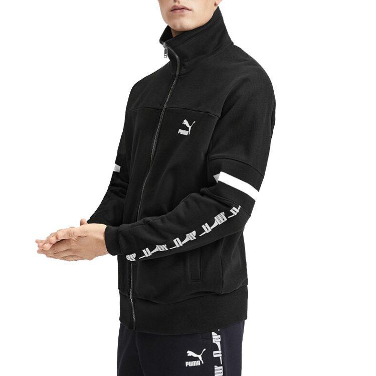 PUMA XTG Jackets Men's Black Stand Collar Moderate Other 595866-01