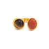 Vintage Inlaid Resin Acrylic Open Ring for Women Elegant Irregular Geometry Adjustable Knuckle Ring Daily Wear Jewelry