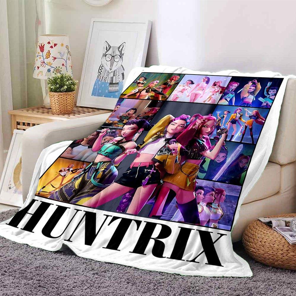 1 Stück Hunter x (5) Weiche Warme Decke für Zuhause, Büro, Reisen Ganzjahres Gemütliche Bettwäsche Geschenk, Büro Gemütliches AccessoireB05