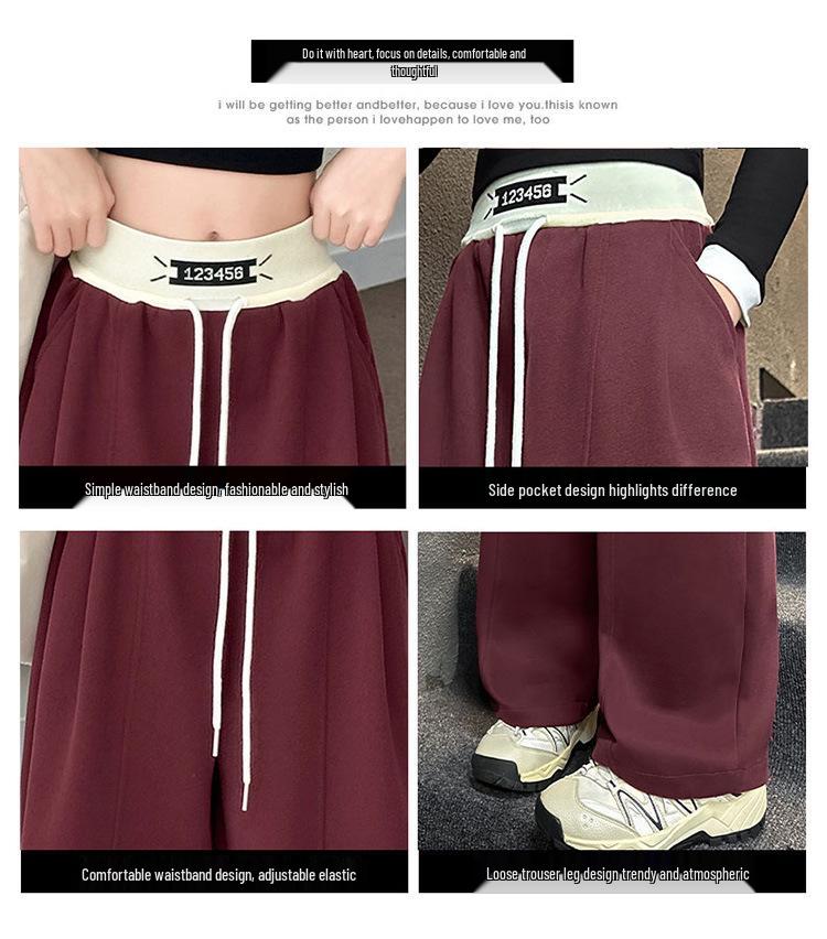 Höstens Träningsbyxor för Flickor: 2025 Trendiga Byxor med Böjd Midja
