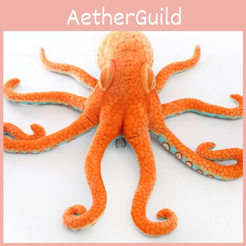 Extra Large Simulation Octopus Stuffed Animal Toy Plush Doll Perfect For Home And Car Decor