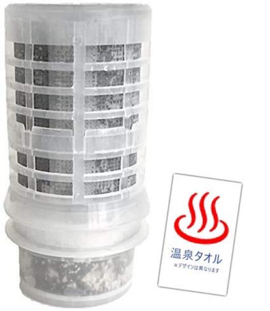 Gaia no Mizu 135 Water purifier cartridge for faucet Comes with original hot spring be used for 2 months at 50 liters a towel/Can day/