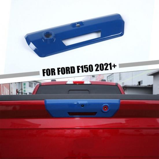 Blue Rear Door Tailgate Door Handle Cover Trim Shell Frame For Ford F150 +
