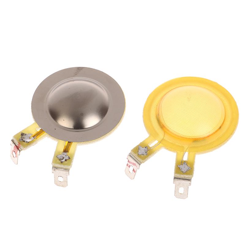 1Pcs For Home Theater Mixer Console Treble Horn Audio Tweeter Speaker Voice Coil 25.4Mm Titanium And Resin Diaphragm Repair Kit