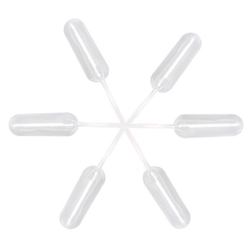 50Pcs Mini 4Ml Plastic Squeeze Transfer Pipettes Dropper Disposable Pipettes For Strawberry Cupcake Ice Cream