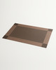 4 Pcs Placemat Fashion PVC Dining Table Mat Plate Pads Coasters Table Cloth Pad(Coffee)