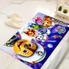 1Pc Happy New Year Celebration Rug Office Carpet Indoor Outdoor Doormat Nonslip Soft And Comfortable Living Room Christmas Halloween Gift D91860