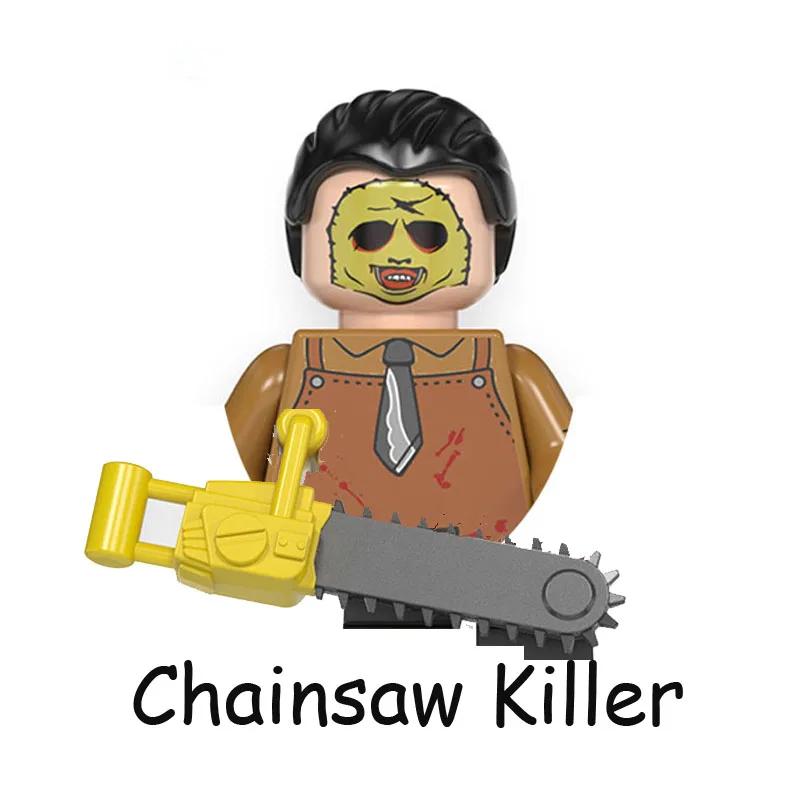 Halloween Horror Figure The Shining Scream Silent Hill Stephen King's It Model Blocks Construction Bricks Toys For Children