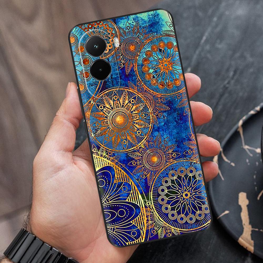For Xiaomi Poco M7 4G Case Painting Floral Soft Silicone Protective Bumper Cover For Xiaomi Pcoc M7 Pocom7 4G Cases Capa Fundas