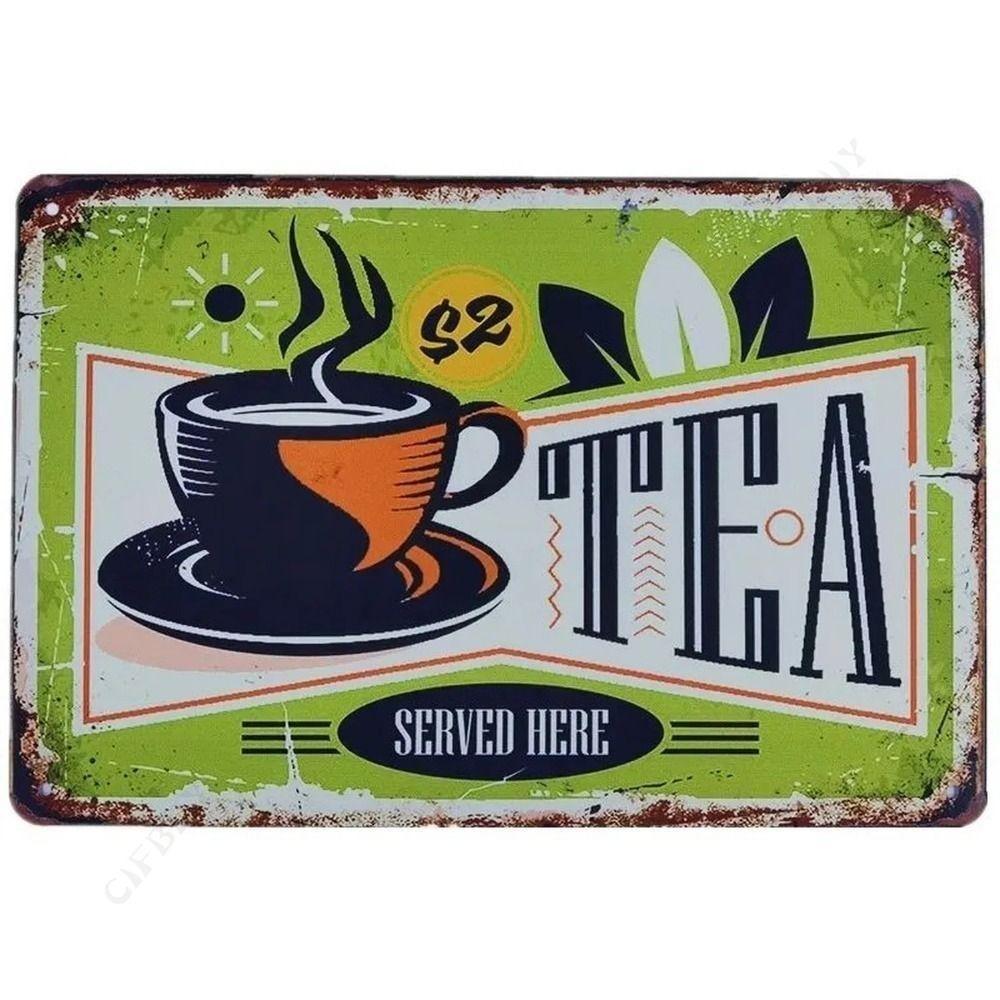 Retro Metal Tin Sign Cola Bar Decor 20x30 cm Wall Art