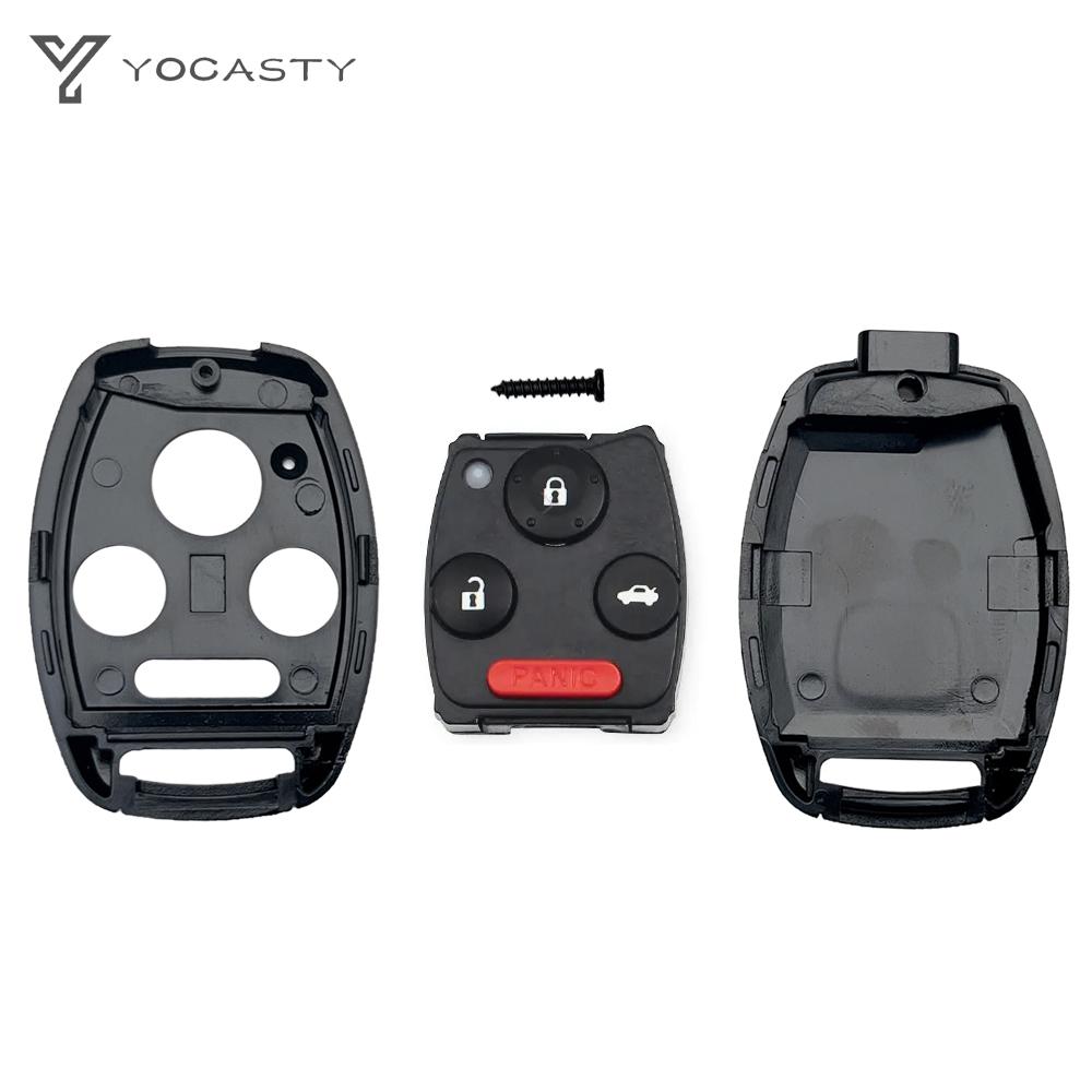 Yocasty 2 2+1 3 3+1 Tasten Fernbedienung Auto Schlüssel Hülle Mit Gummi-Pad Für Honda Accord Civic Crv Pilot 2003-2013