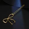 Elegant Bowknot Hairpin with a Twist Stylish Metal Hollow Barrettes Delicate Hair Accessories for Women Hair Decoration